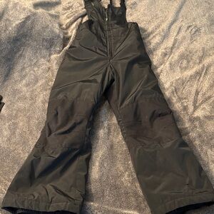 Lands' End Black Snow Bib Overalls